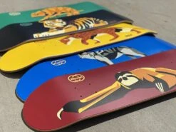 Almost Animals R7 Dilo Black 8.125" Skateboard Deck -Wintersport Almost Animals Skateboard Decks Overview Laying Down d2008c49 1908 4e63 b90e d41a71eec8ac