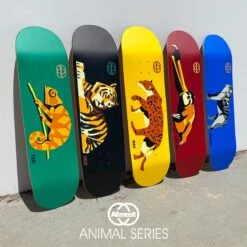 Almost Animals R7 Dilo Black 8.125" Skateboard Deck -Wintersport Almost Animals Skateboard Decks Overview Standing Up 7cd8eda2 b911 4637 b7e5 5e43d70af0de