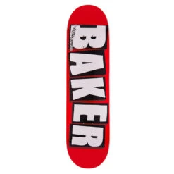 Baker Brand Logo White 8.5" Skateboard Deck