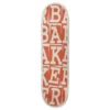Baker Tyson Peterson Ribbon Stack B2 Rust 8.375" Skateboard Deck -Wintersport Baker Skateboard Deck TP Ribbon Stack Rust B2 8 375