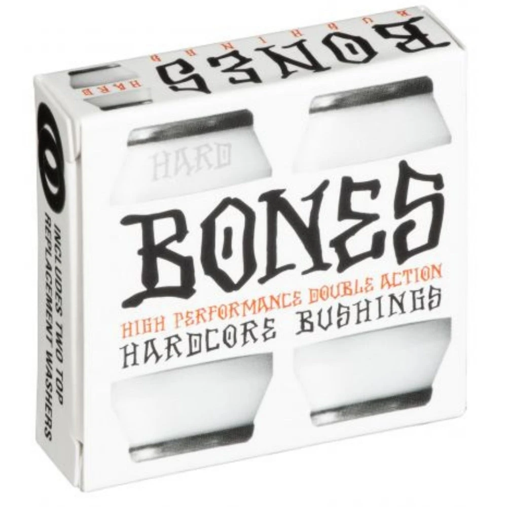 Bones Hardcore Bushings Hard 96A White Pack 3 Bones Hardcore Bushings Hard 96A White Pack