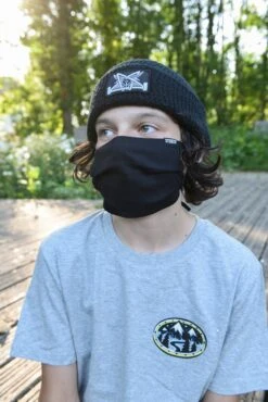 Stoked Facemask Black -Wintersport DSC 4338