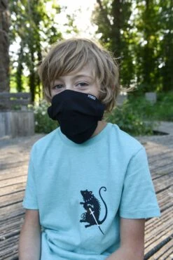 Stoked Facemask Black -Wintersport DSC 4342