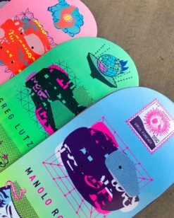 New Abnormal R7 Kechaud Pink/Green 8.125" Skateboard Deck -Wintersport Darkstar Abnormal Skateboard Decks Overview Top 6151504a f482 4321 8b39 697c424d965b