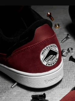 Emerica Gamma X Independent Black/ Red -Wintersport Emerica Shoes Gamma Independent red 2
