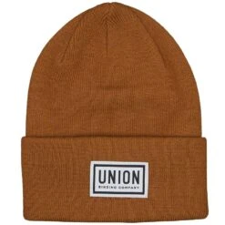 Union High Cuff Beanie Brown