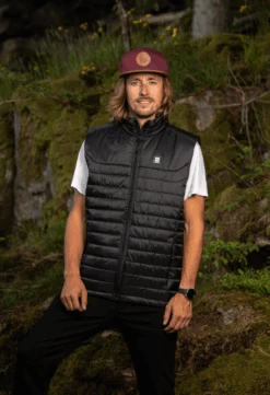 Horsefeathers Asher Vest Black -Wintersport Horsefeathers Asher Vest Black