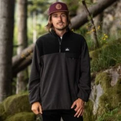 Horsefeathers Madog Sweatshirt Anthracite -Wintersport Horsefeathers Madog Sweatshirt Anthracite 6