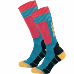 Horsefeathers Womens Camoila Thermolite Snowboard Socks Oil Blue