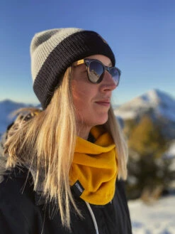 Two Tone Beanie Heather Grey/ French Navy -Wintersport IMG 1868 8b6115dc ea02 495f 974a 0721631c2038