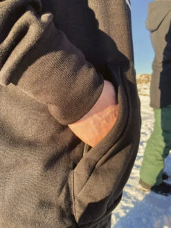 Stoked Shred Snowboard Hoodie Black -Wintersport IMG 1956