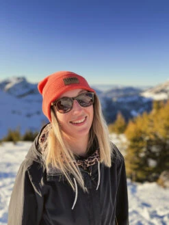 Original Cuffed Beanie Coral -Wintersport IMG 2143