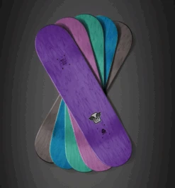 Sky Horus White/Blue 8.25" Skateboard Deck -Wintersport Monarch Project Sky Horus Overview Top