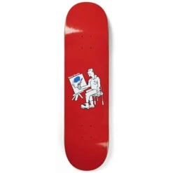 Polar Dane Brady Painter Red 8.0" Skateboard Deck