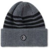 Polar Stripe Merino Beanie Grey -Wintersport Polar Stripe Merino Beanie Grey