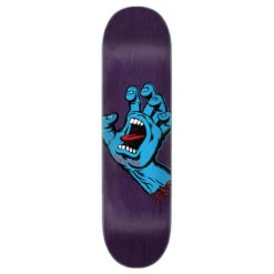 Santa Cruz Screaming Hand Purple 8.375" Skateboard Deck