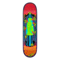 Santa Cruz Gartland Lava Lamp White 8.28" Skateboard Deck