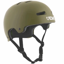 TSG Evolution Solid Colors Satin Olive Helm