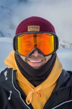 Original Cuffed Beanie Coral -Wintersport Stoked Board co beanies 12 1bebaf92 18c3 4966 9983 f2766c340ef5