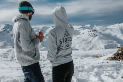 Explorer Beanie Navy Fleck -Wintersport Stoked board co explorer beanie 3