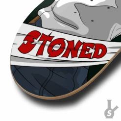 Samurai 8.0" Skateboard Deck -Wintersport Stoned Samurai skateboard deck detail 2 3d386511 31f9 4b7d a784 1267f8d885ee