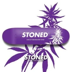 Teamboard Purple 8.0" Skateboard Deck -Wintersport Stoned Teamboard Purple Skateboard Deck 3