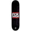 FCK DSGN Black/White 8.125" Skateboard Deck -Wintersport Suspect FCK DSG Black White 8.125 Skateboard Deck