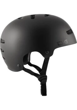 TSG Evolution Solid Colors Satin Dark Black Helm -Wintersport TSG Evolution solid color satin dark black side