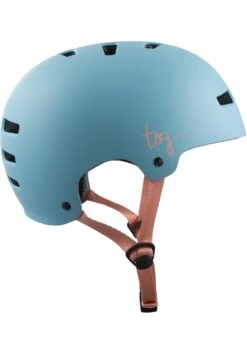 TSG Evolution Womens Solid Colors Porcelain Blue Helm -Wintersport TSG Helm Evolution Women Solid Color satin porcelain blue R