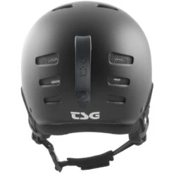 TSG Kids Gravity Solid Color Satin Black Helm -Wintersport TSG Kids Gravity Solid Color Helmet Satin Black Helm Back