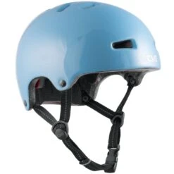 TSG Kids Nipper Mini Solid Gloss Baby Blue Helm