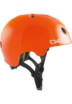 TSG Meta Solid Color Gloss Orange Helm -Wintersport TSG Meta Solid Color Gloss Orange Helm 2