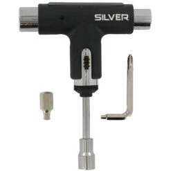 Silver Premium Skateboard Tool Black