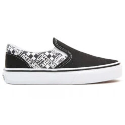 Vans Kids Classic Slip-On Off The Wall Black/Asphalt