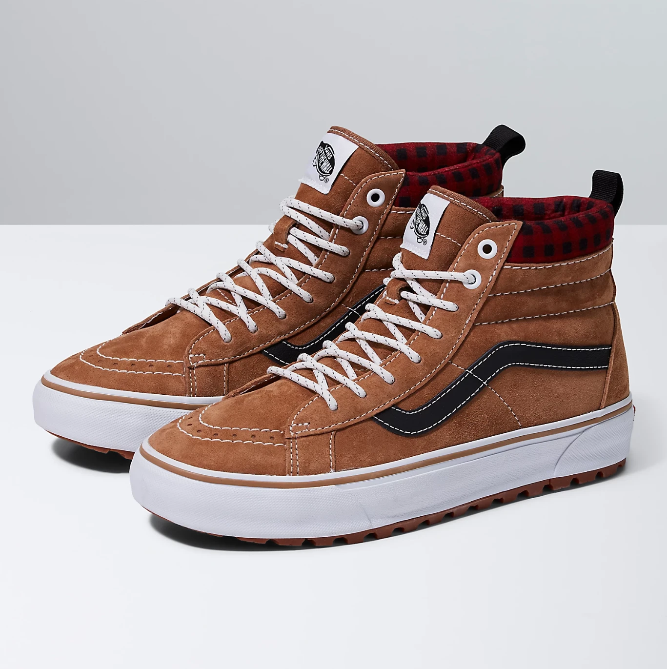 Vans Sk8-Hi MTE-1 Plaid Brown/ Black 4 Vans Sk8-Hi MTE-1 Plaid Brown/ Black - Afbeelding 2