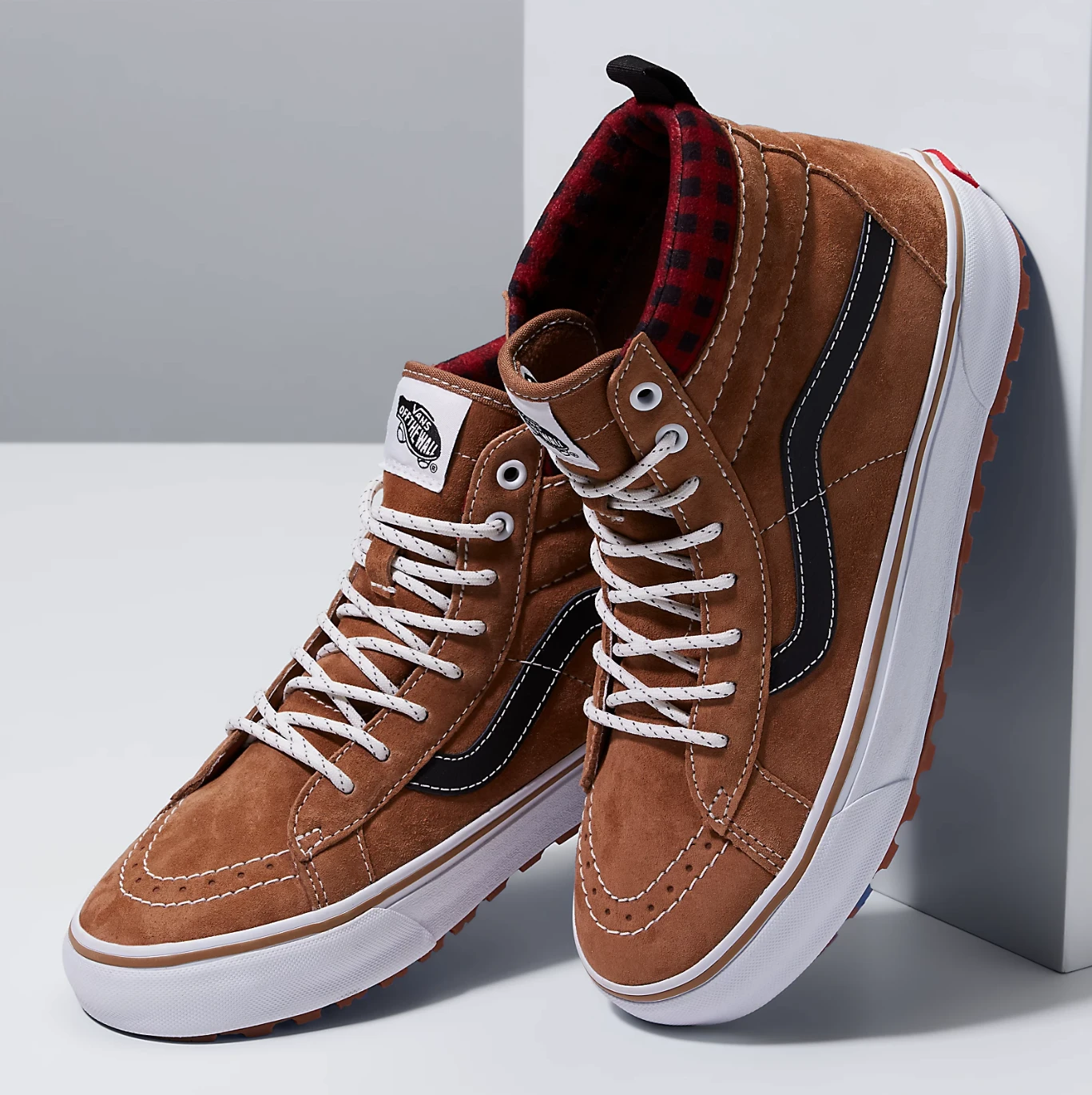 Vans Sk8-Hi MTE-1 Plaid Brown/ Black 6 Vans Sk8-Hi MTE-1 Plaid Brown/ Black - Afbeelding 4