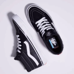Vans Skate Grosso Mid Black/ White/ Emo Leather 10 Vans Skate Grosso Mid Black/ White/ Emo Leather -Wintersport Vans Skate Grosso Mid Black White Emo Leather 2