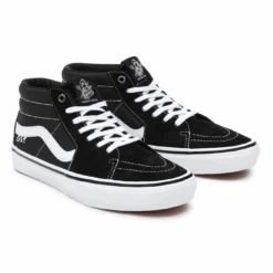 Vans Skate Grosso Mid Black/ White/ Emo Leather 12 Vans Skate Grosso Mid Black/ White/ Emo Leather -Wintersport Vans Skate Grosso Mid Black White Emo Leather 4