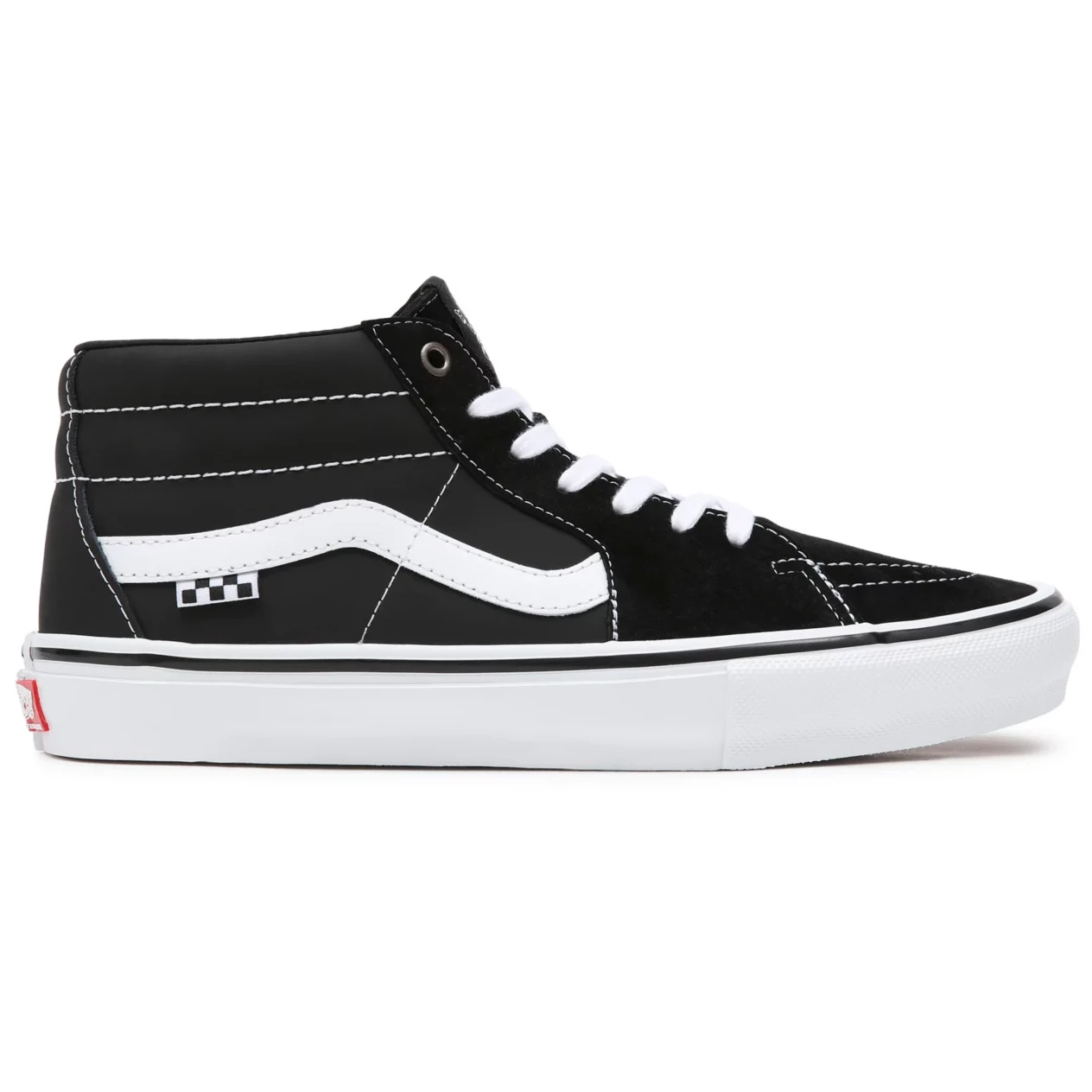 Vans Skate Grosso Mid Black/ White/ Emo Leather 3 Vans Skate Grosso Mid Black/ White/ Emo Leather