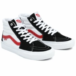 Vans Skate Sk8-Hi Athletic Black/ Red -Wintersport Vans Skate Sk8 Hi Athletic Black Red 2