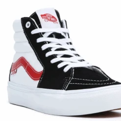 Vans Skate Sk8-Hi Athletic Black/ Red -Wintersport Vans Skate Sk8 Hi Athletic Black Red 94