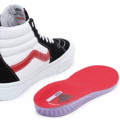 Vans Skate Sk8-Hi Athletic Black/ Red -Wintersport Vans Skate Sk8 Hi Athletic Black Red 95