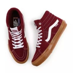 Vans Skate Sk8-Hi Port/Gum -Wintersport Vans Skate Sk8 Hi Port Gum Top And Side