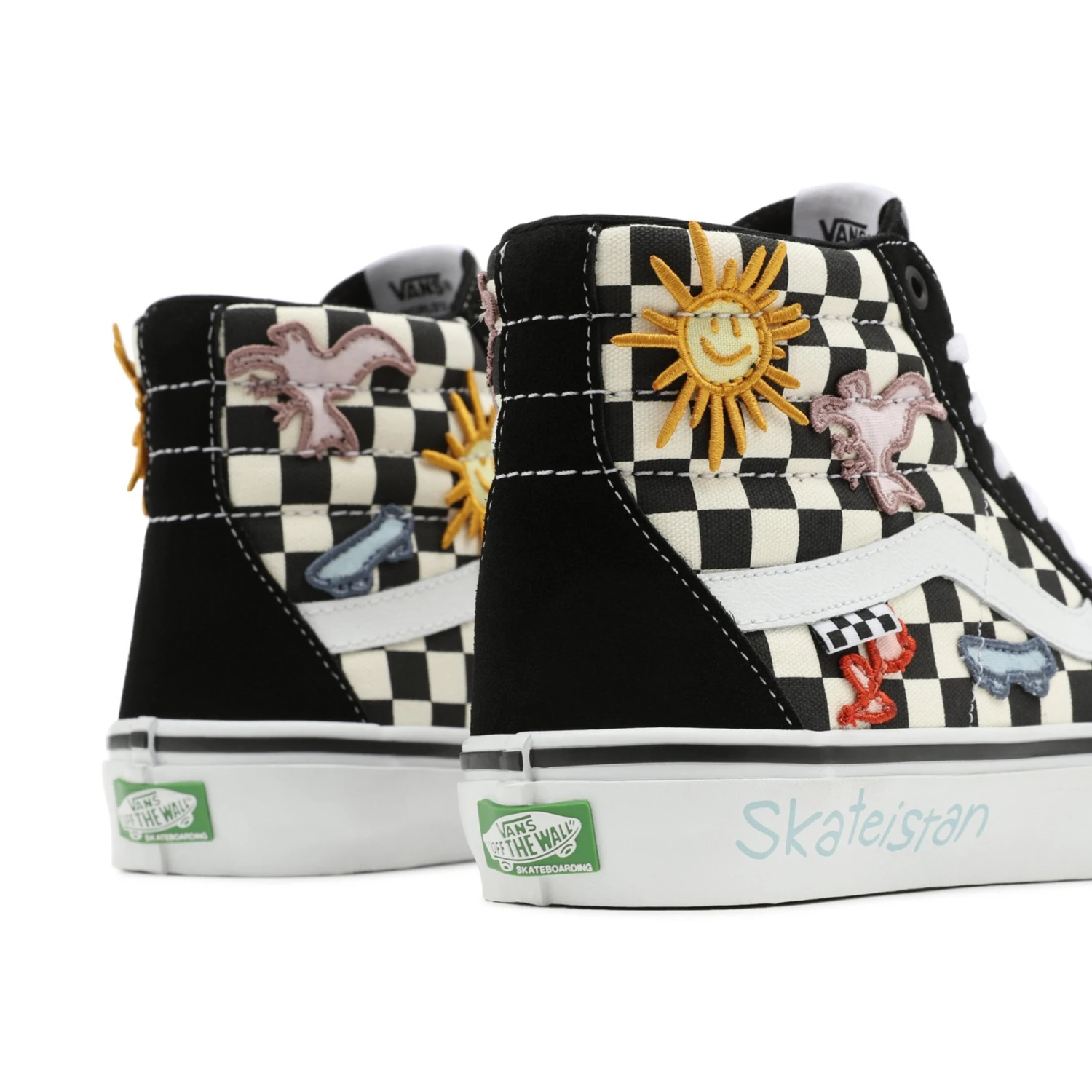 Vans Skate Sk8-Hi Skateistan Checkerboard 5 Vans Skate Sk8-Hi Skateistan Checkerboard - Afbeelding 3