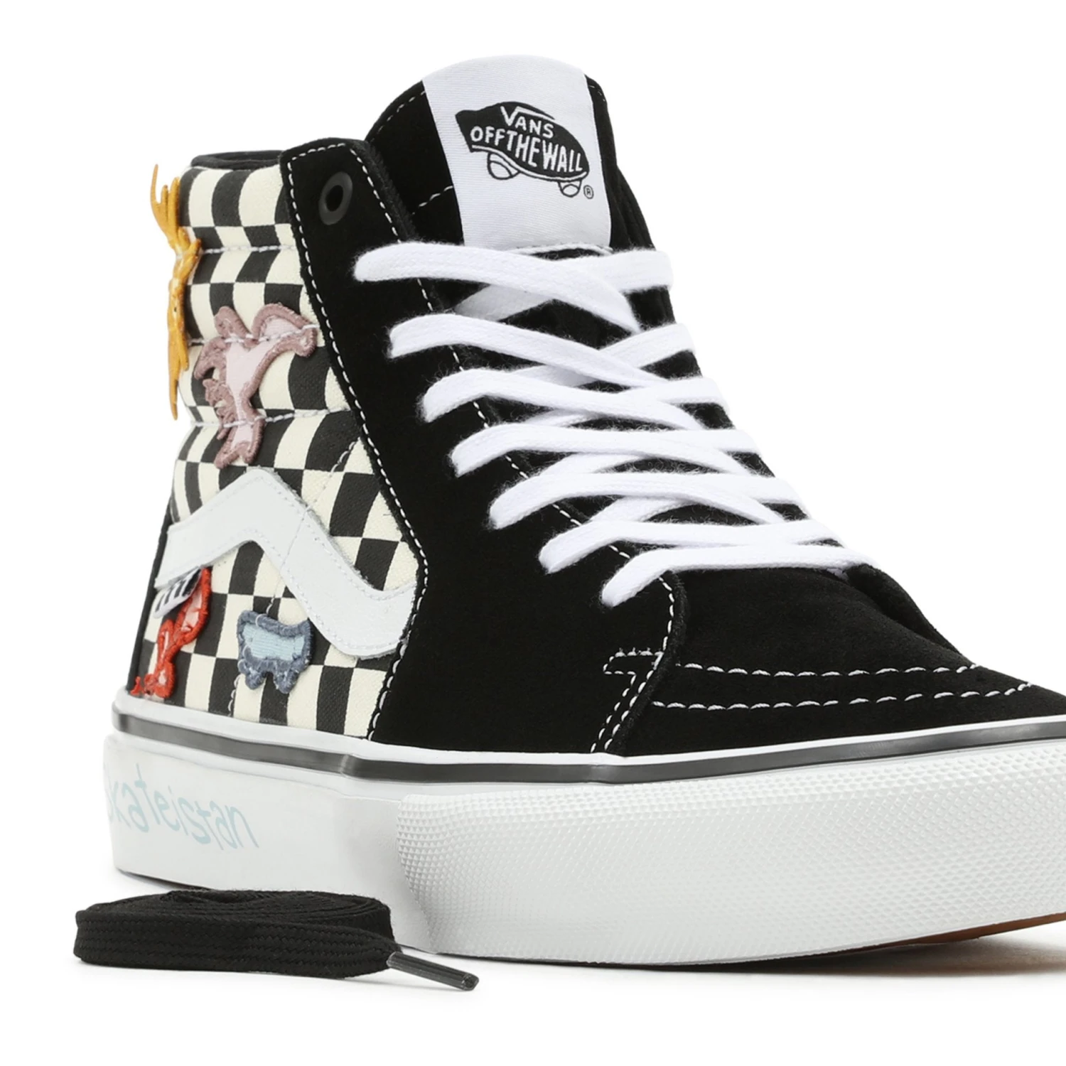 Vans Skate Sk8-Hi Skateistan Checkerboard 4 Vans Skate Sk8-Hi Skateistan Checkerboard - Afbeelding 2