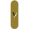Logo V Full Gold 8.5" Skateboard Deck -Wintersport Verdad Logo V Full Gold Skateboard Deck