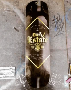 Don Estate Black 8.375" Skateboard Deck -Wintersport VerdadDonEstateBlack8.375 SkateboardDeck