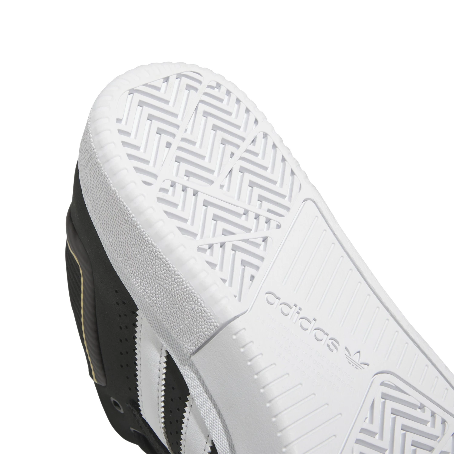 ADIDAS Tyshawn Core Black/ White Gold/ Gold Melange 8 ADIDAS Tyshawn Core Black/ White Gold/ Gold Melange - Afbeelding 6