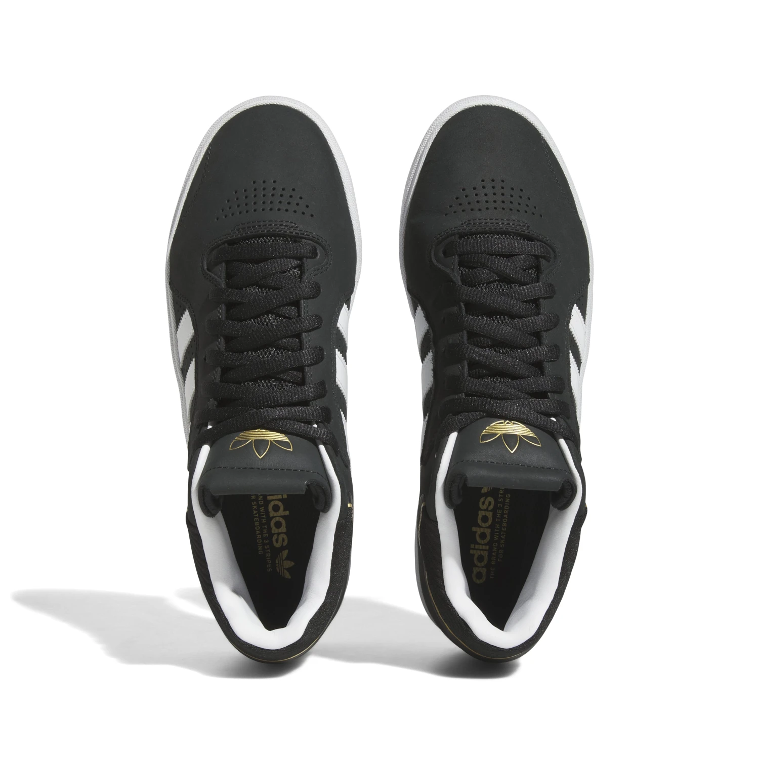 ADIDAS Tyshawn Core Black/ White Gold/ Gold Melange 4 ADIDAS Tyshawn Core Black/ White Gold/ Gold Melange - Afbeelding 2