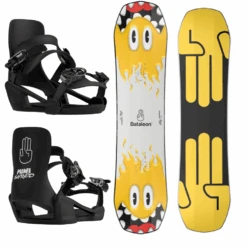 Bataleon Kids Minishred 105 2023 Snowboard + Minishred Snowboardbindingen